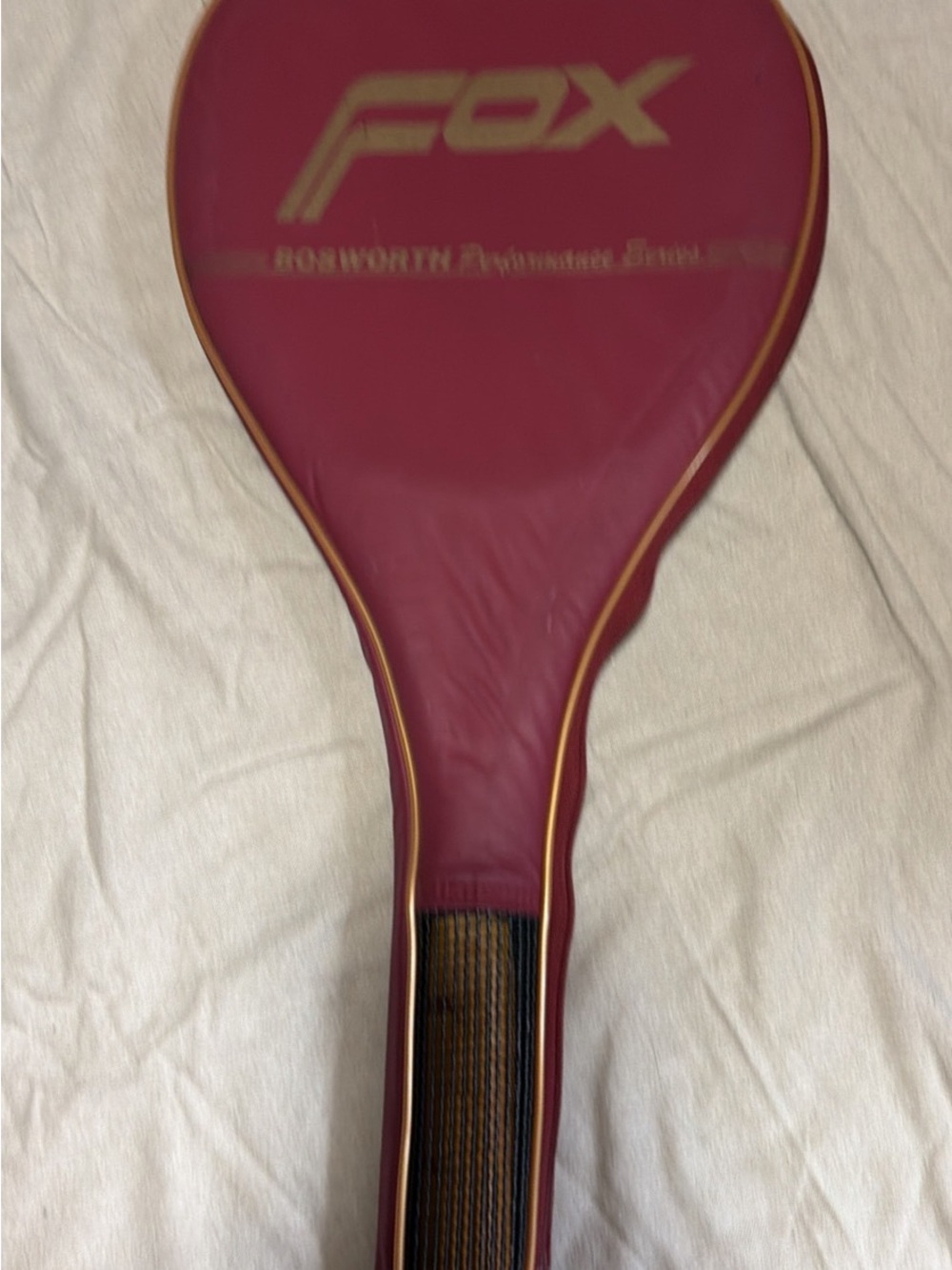 Vintage Fox Target 210 Tennis Racquet Bosworth Performance Series w/ Cover